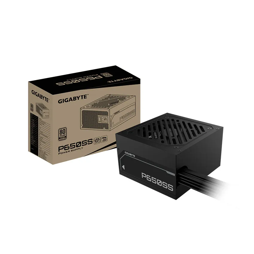 Nguồn máy tính GIGABYTE P650SS 650W (80 PLus Silver/Màu Đen)